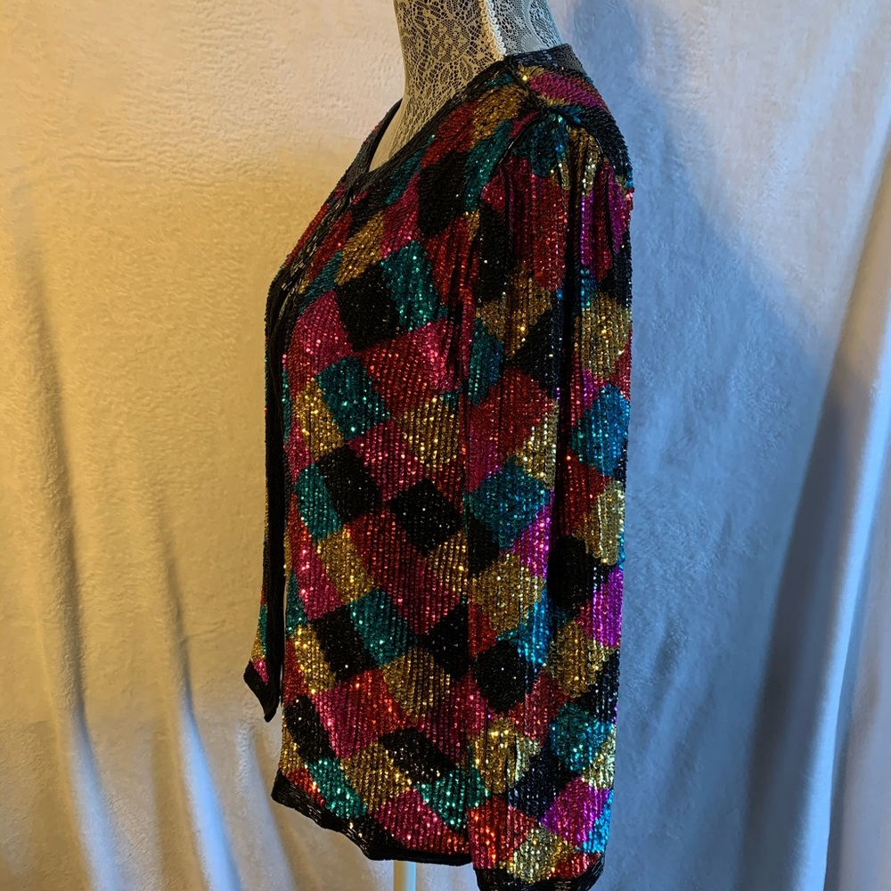 Evening Sequined Jacket - image 8